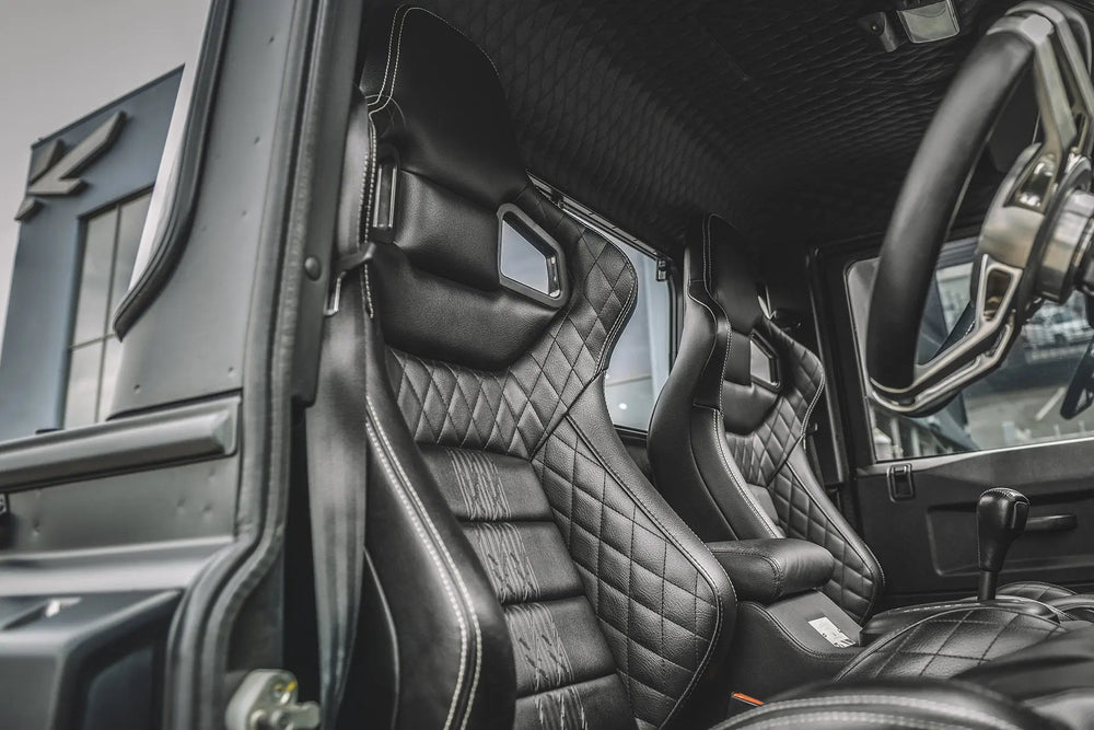 Land Rover Defender 90 (1991-2016) Vegan Leather GTB Sport Seats - Image 2