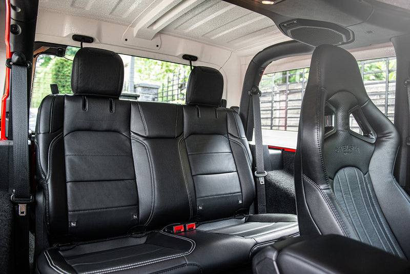 Jeep Wrangler JL (2018-Present) Lightweight Vegan Leather Heritage Sport Seats - Image 30