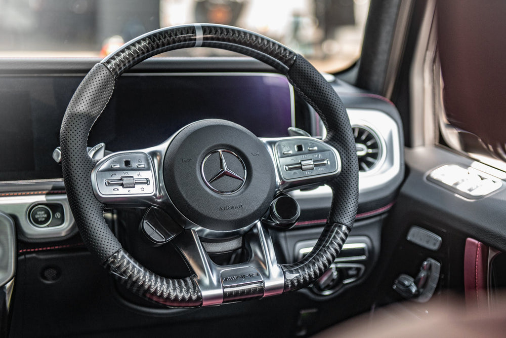 MERCEDES G-WAGON (2020-PRESENT) G63 AMG CARBON STEERING WHEEL - Image 4
