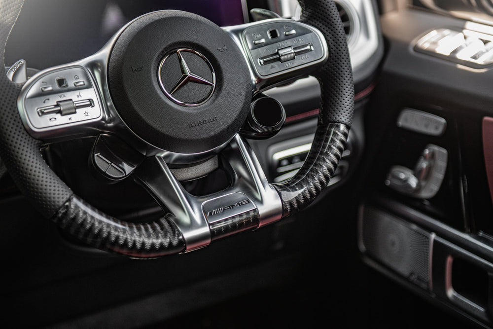 MERCEDES G-WAGON (2020-PRESENT) G63 AMG CARBON STEERING WHEEL - Image 5