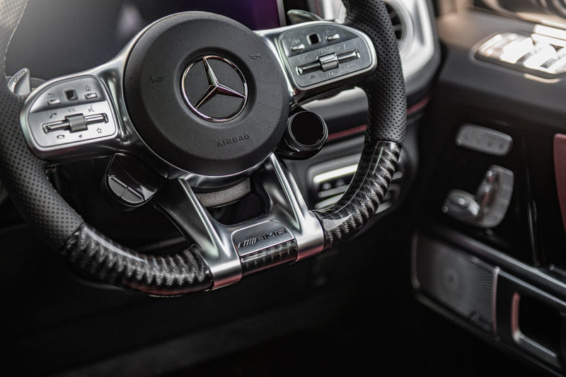 MERCEDES G-WAGON (2020-PRESENT) G63 AMG CARBON STEERING WHEEL - Image 5