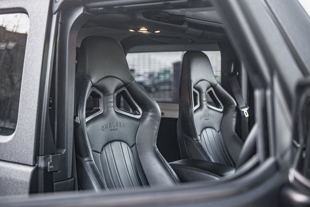 Jeep Wrangler JL (2018-Present) Lightweight Vegan Leather Heritage Sport Seats - Image 35