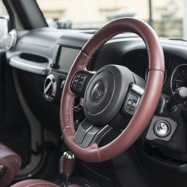 Jeep Wrangler JK 4 Door Black Hawk Expedition Leather Interior