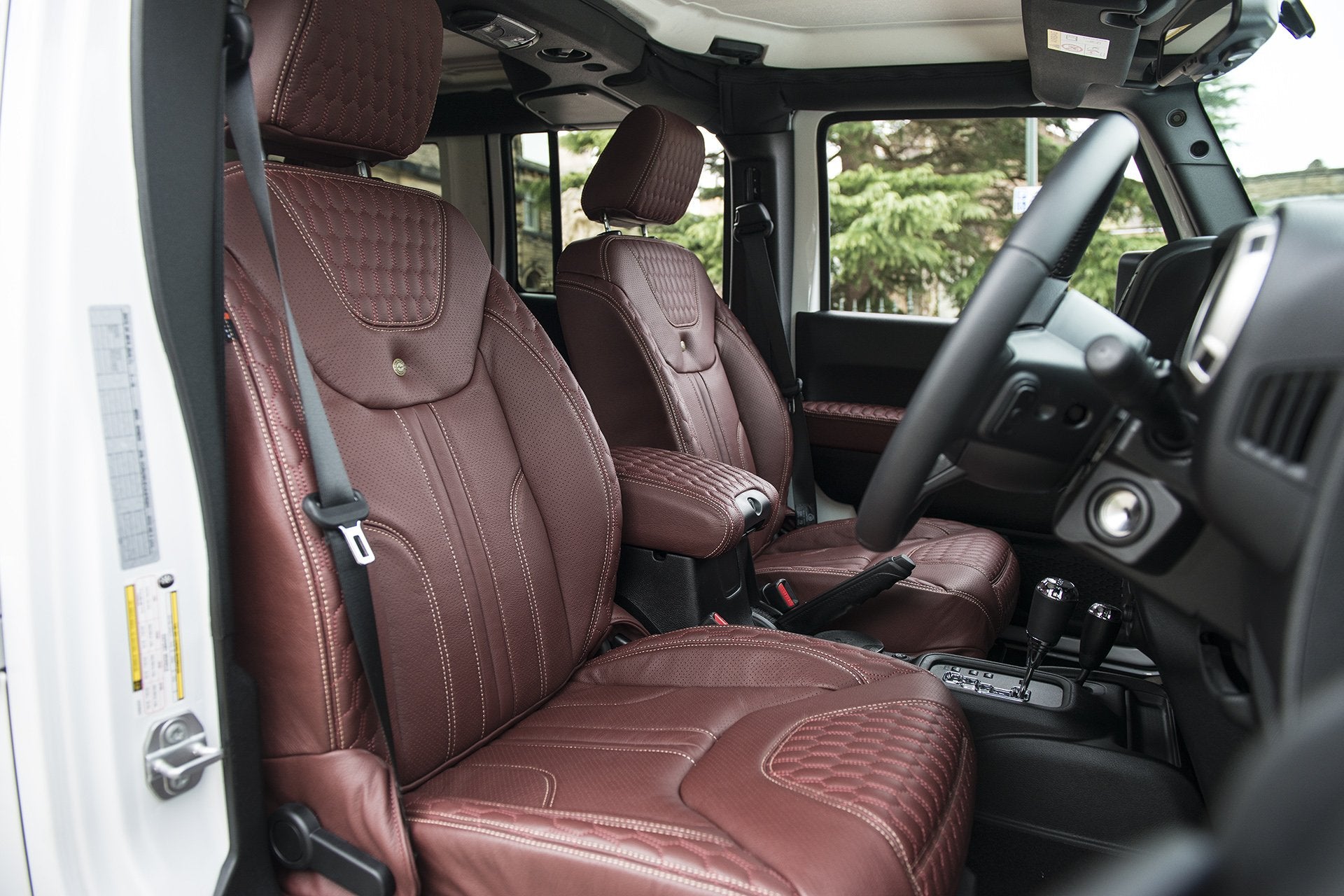 Jeep Wrangler JK 4 Door Black Hawk Leather Interior
