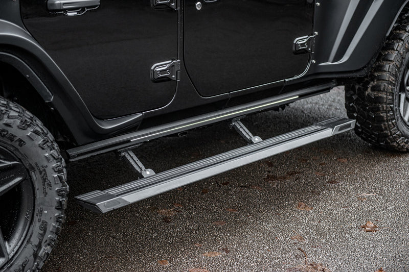 Jeep Wrangler JL (2018-PRESENT) 4 Door Electric Side Steps with lights (running boards) - Image 8