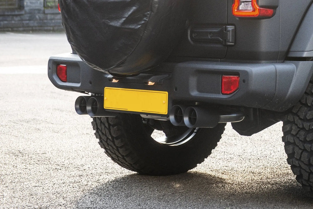 Jeep Wrangler JL (2018-PRESENT) Quad Crosshair Exhaust System