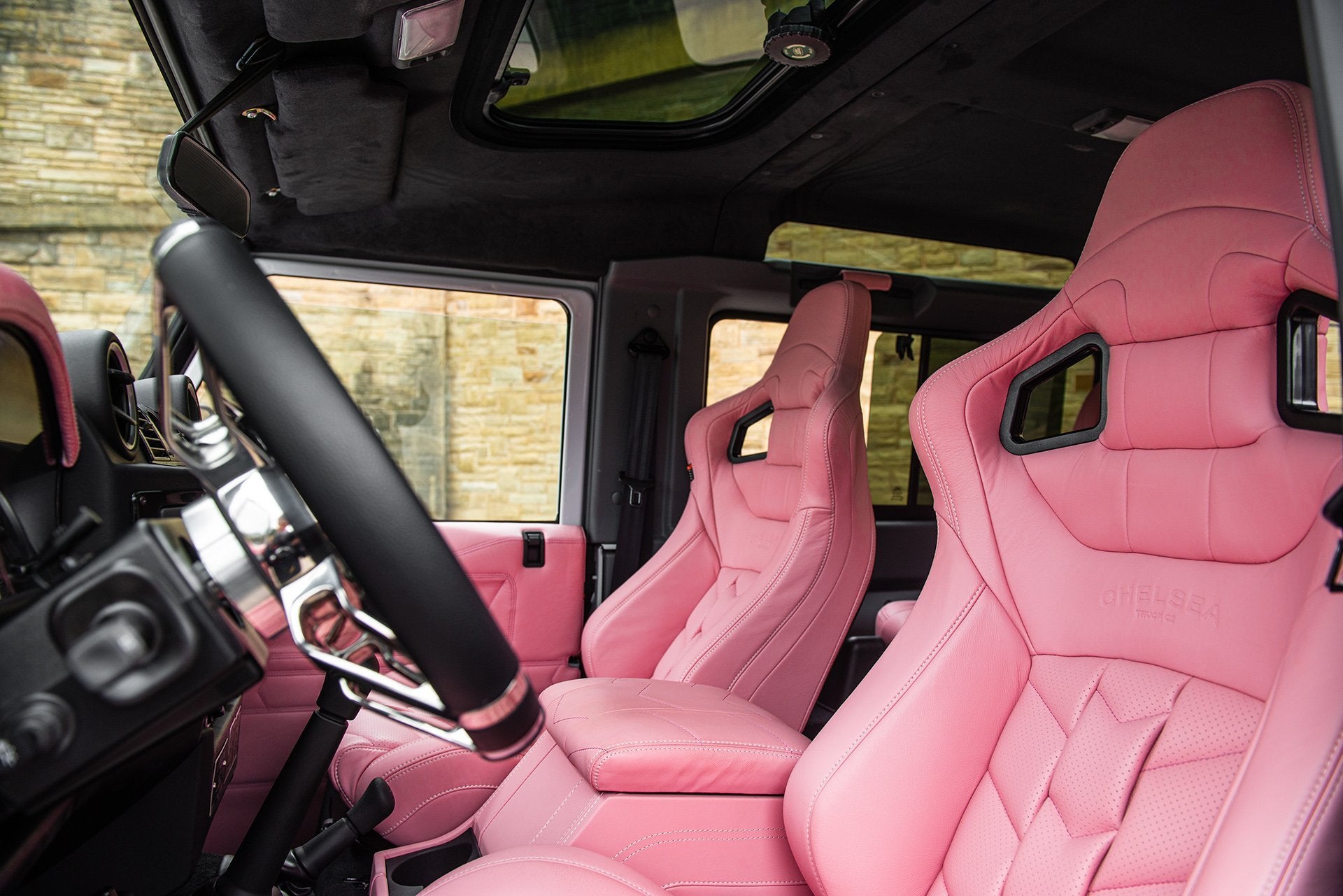 Land Rover Defender 90 Wide Body Leather Interior