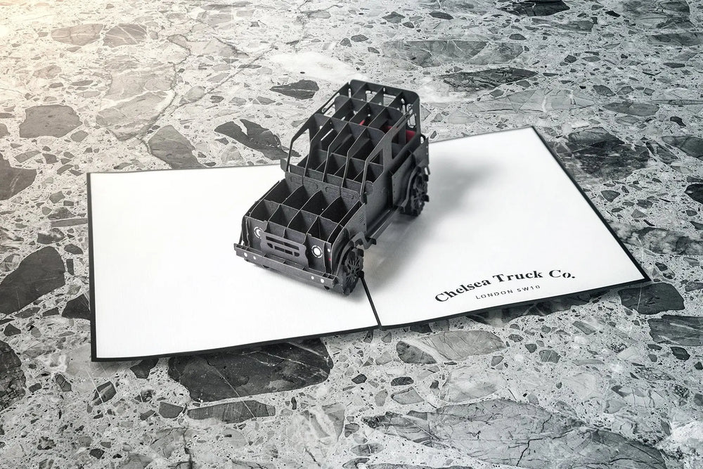 Land Rover Defender 90 (1991-2016) Chelsea Truck Co 3D Greeting Card