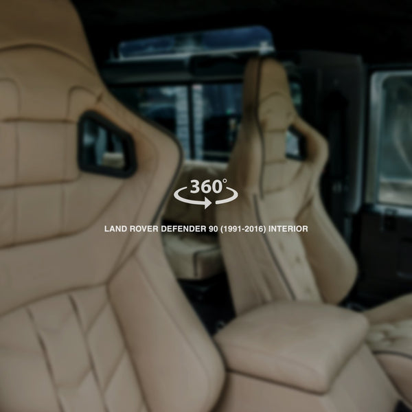 LAND ROVER DEFENDER 90 (1991-2016) 6 Seats sport Leather Interior 360° Tour