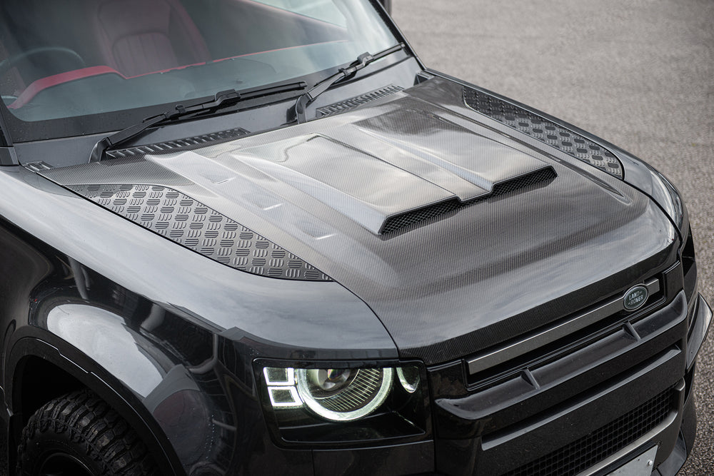 Land Rover Defender (2020-Present) Exposed Carbon Vented Bonnet - Image 3