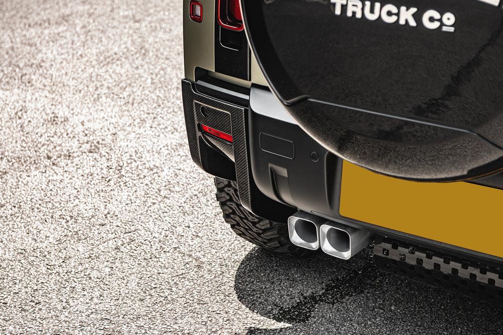 Land Rover Defender (2020-onwards) Exposed Carbon Rear Bumper Spats - Image 5