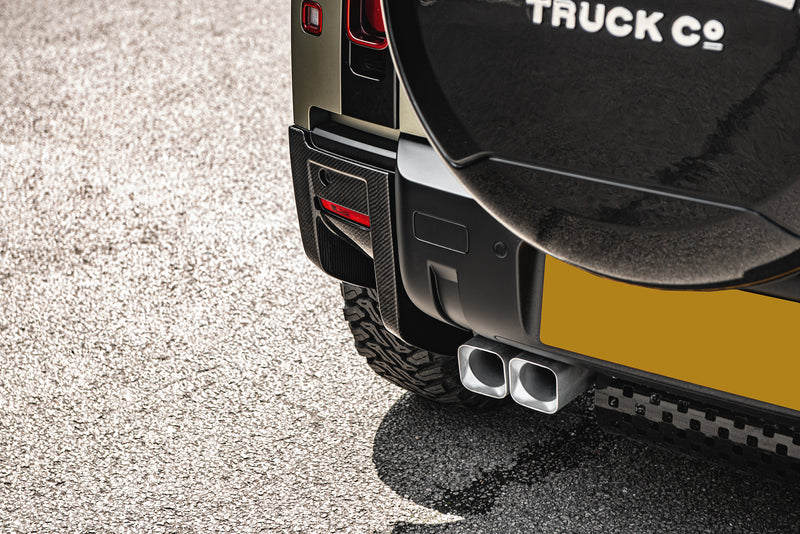 Land Rover Defender (2020-onwards) Exposed Carbon Rear Bumper Spats - Image 5