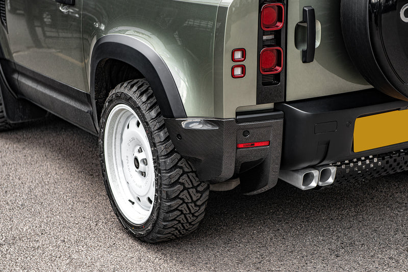 Land Rover Defender (2020-onwards) Exposed Carbon Rear Bumper Spats - Image 18
