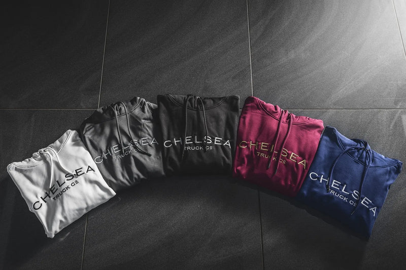 Women's Navy Blue Chelsea Truck Co Hoodie - Image 7