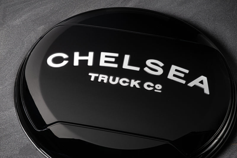 Coconut Lettering for Chelsea Truck Company Hard Spare Wheel Cover - Image 4