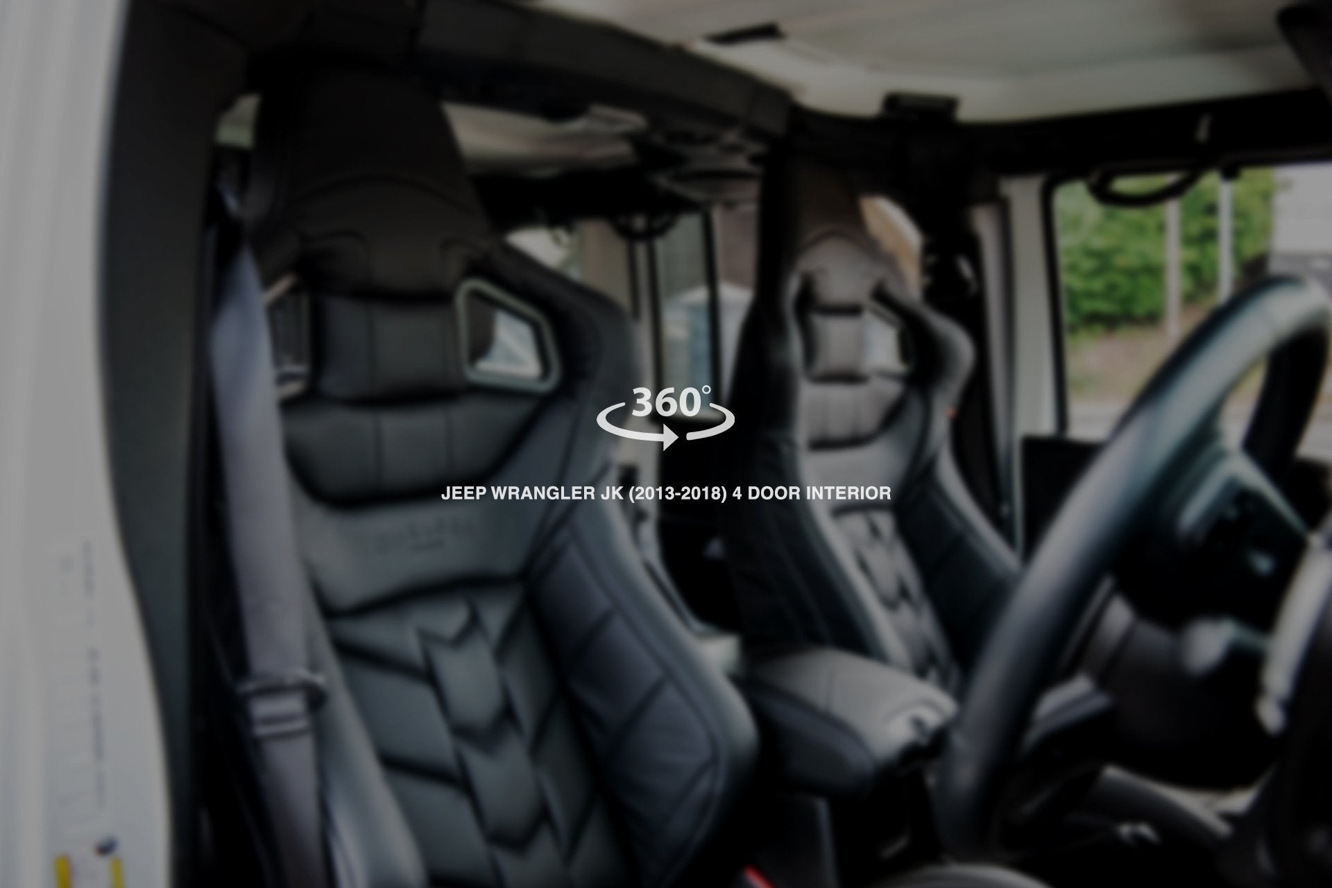 Jeep Wrangler JK 4 Door (2013-2018) Sport Leather Interior 360° Tour