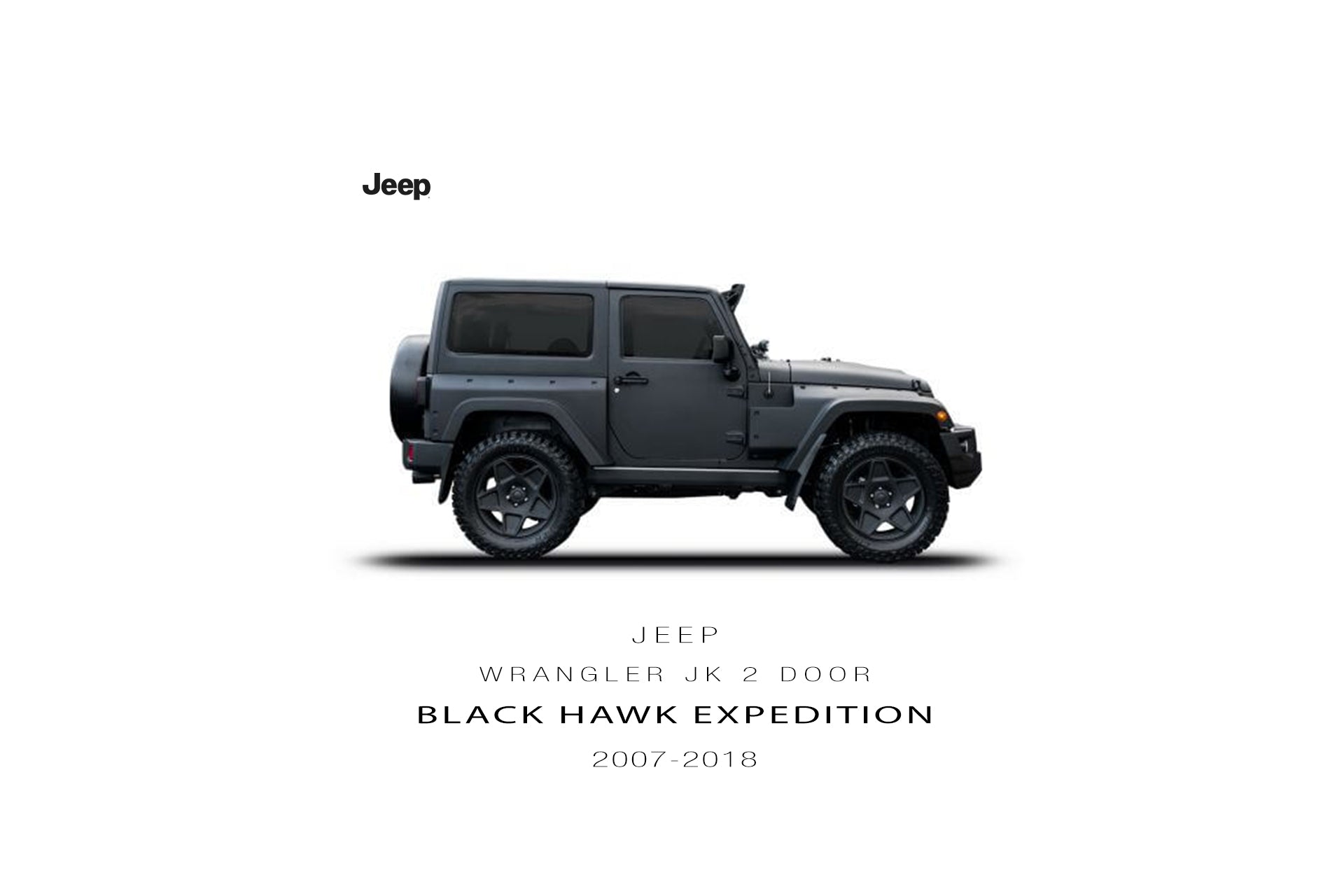 Jeep Wrangler JK (2007-2018) 2 Door Black Hawk Expedition Tailored Conversion