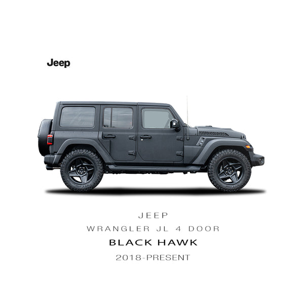 Jeep Wrangler JL (2018-Present) 4 Door Black Hawk Expedition Tailored Conversion
