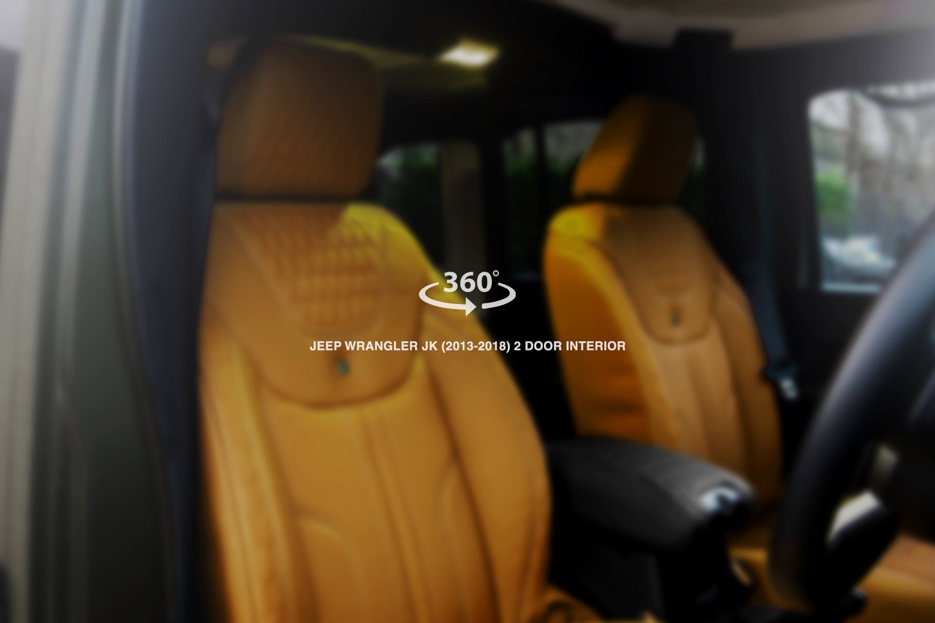 Jeep Wrangler JK 2 Door (2013-2018) Comfort Leather Interior 360° Tour