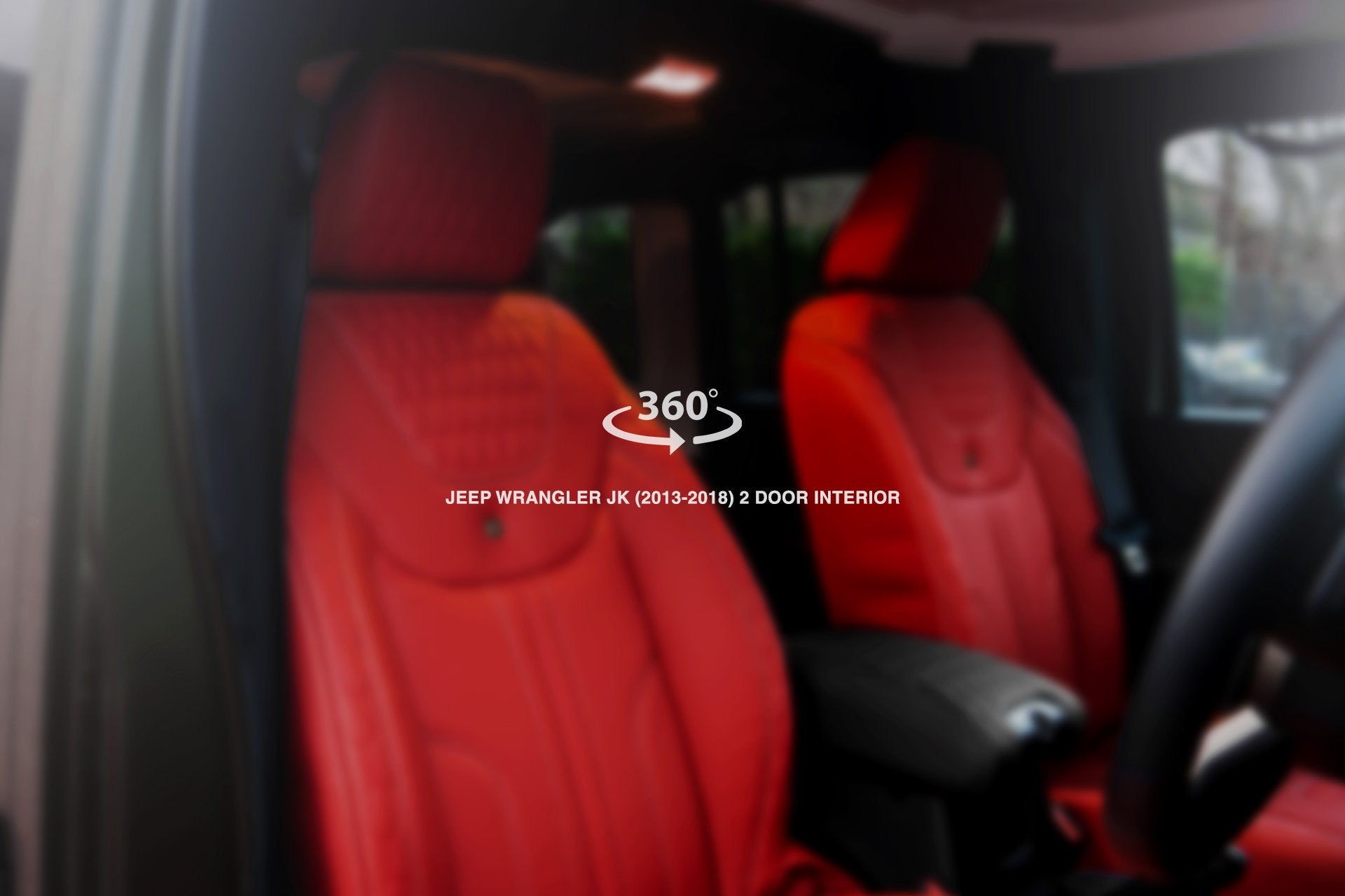 Jeep Wrangler JK 2 Door (2013-2018) Comfort Leather Interior 360° Tour