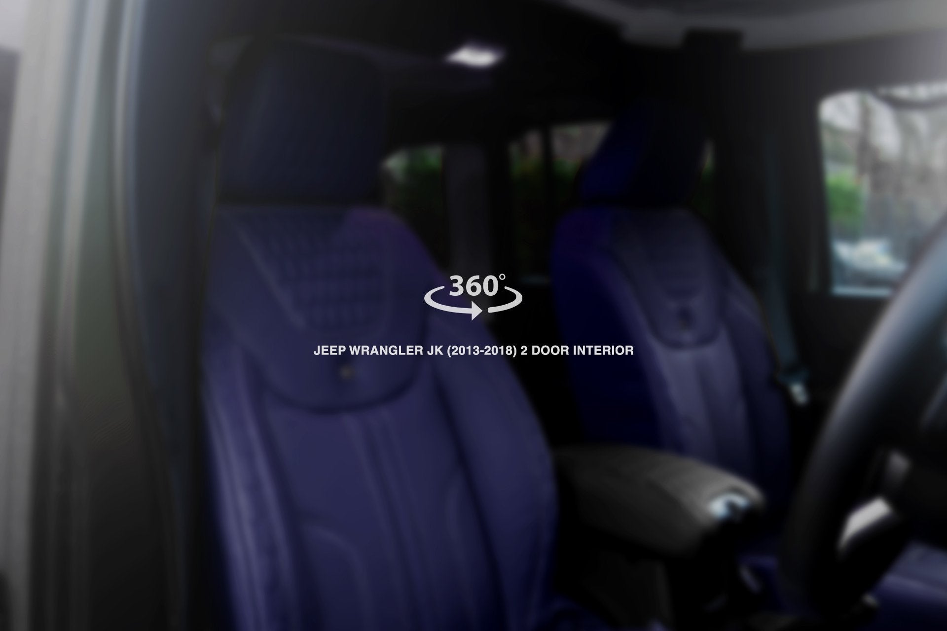 Jeep Wrangler jk 2 Door (2013-2018) Comfort Leather Interior 360° Tour