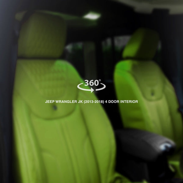 Jeep Wrangler jk 4 Door (2013-2018) Comfort Leather Interior 360° Tour