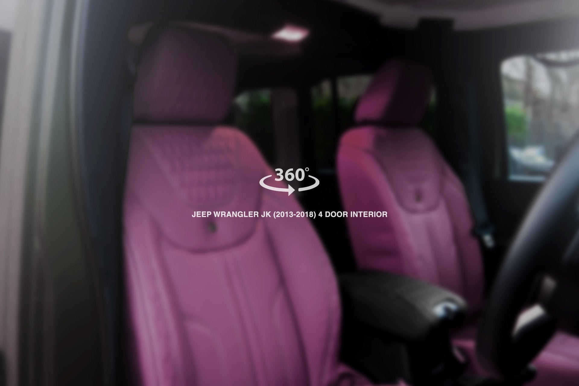 Jeep Wrangler jk 4 Door (2013-2018) Comfort Leather Interior 360° Tour
