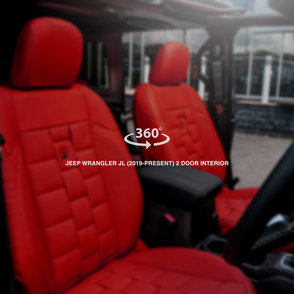 JEEP WRANGLER JL 2 Door (2018-PRESENT) Comfort Leather Interior 360° Tour