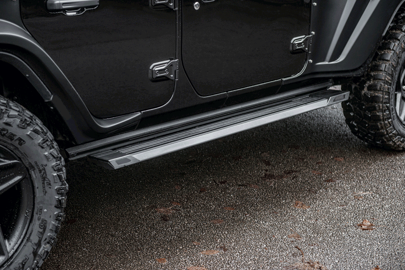 Jeep Wrangler JL (2018-PRESENT) 4 Door Electric Side Steps with lights (running boards) - Image 1