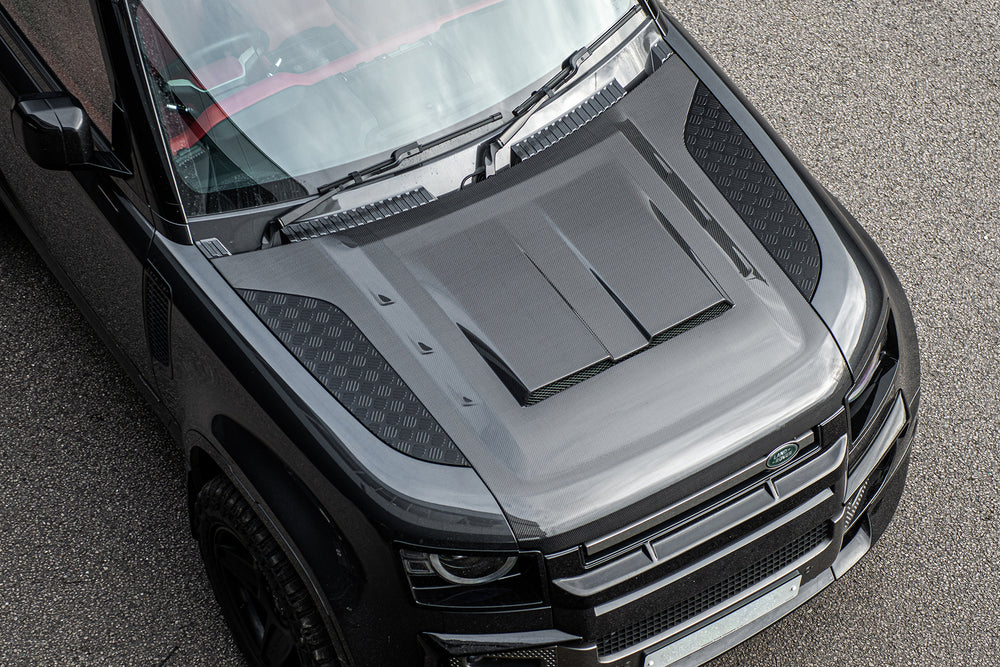 Land Rover Defender (2020-Present) Exposed Carbon Vented Bonnet - Image 2