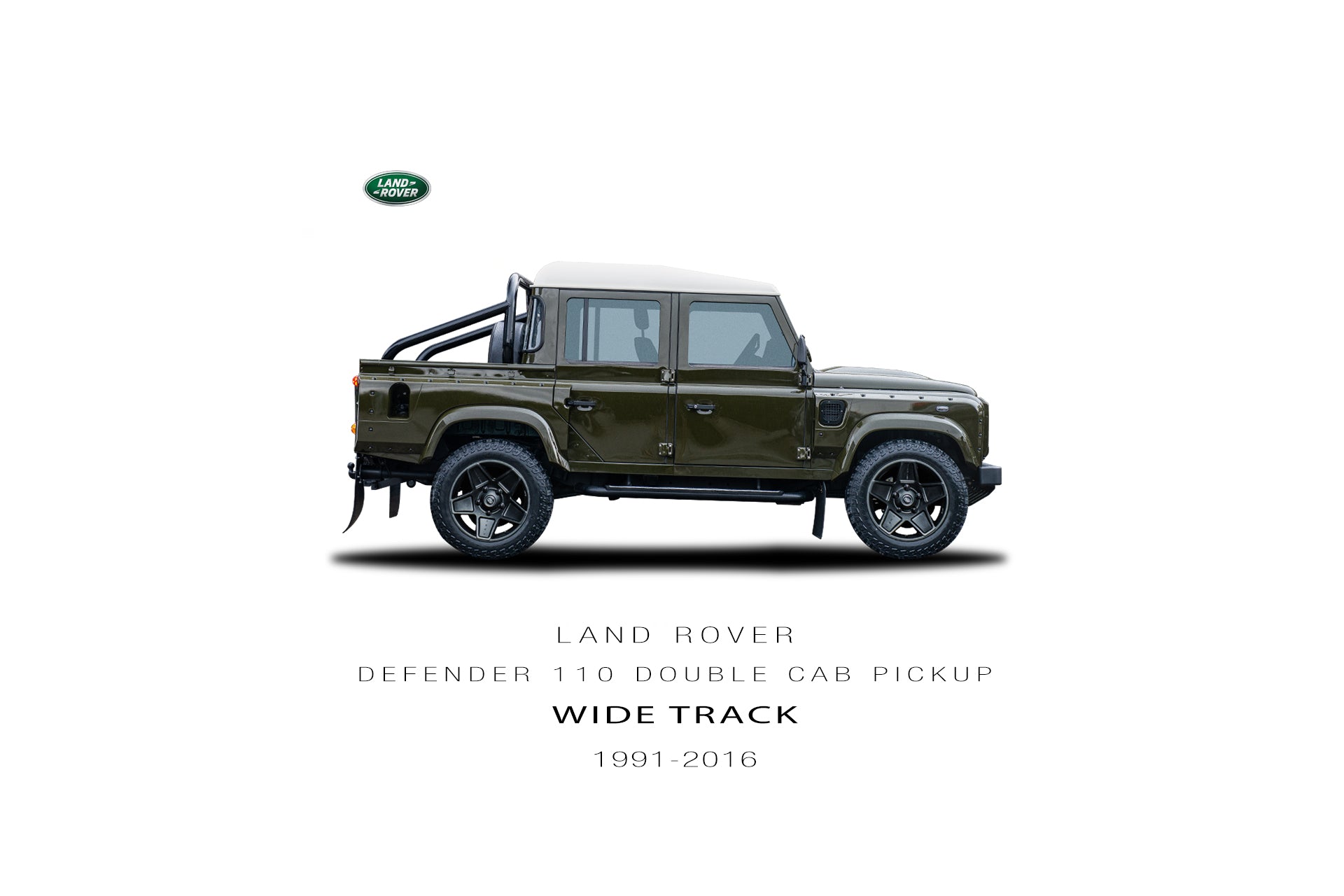 Land Rover Defender 110 (1991-2016) Double Cab Pickup Wide Track Tailored Conversion