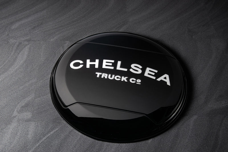 Coconut Lettering for Chelsea Truck Company Hard Spare Wheel Cover - Image 3