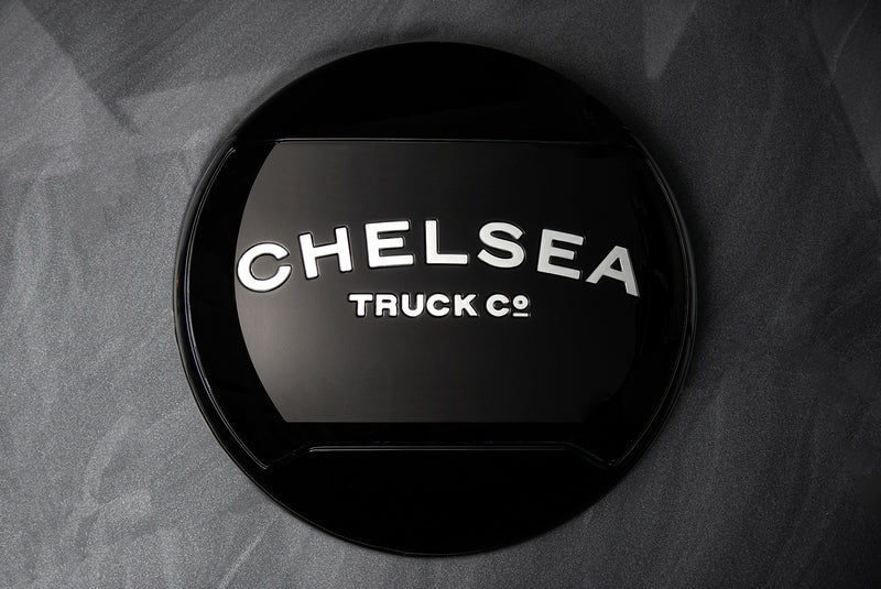 Coconut Lettering for Chelsea Truck Company Hard Spare Wheel Cover - Image 2