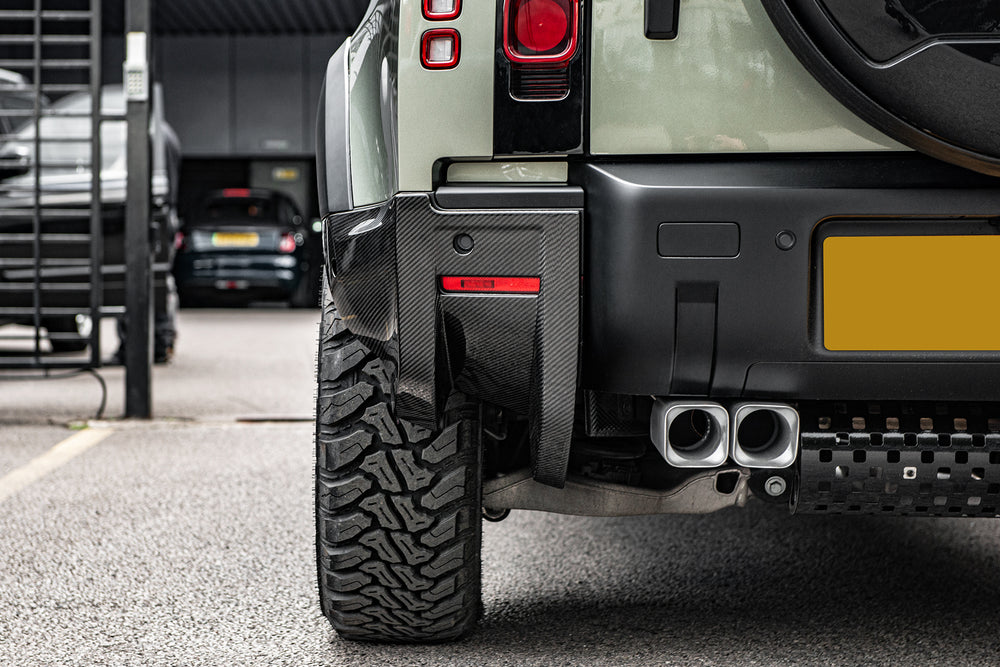 Land Rover Defender (2020-onwards) Exposed Carbon Rear Bumper Spats - Image 11