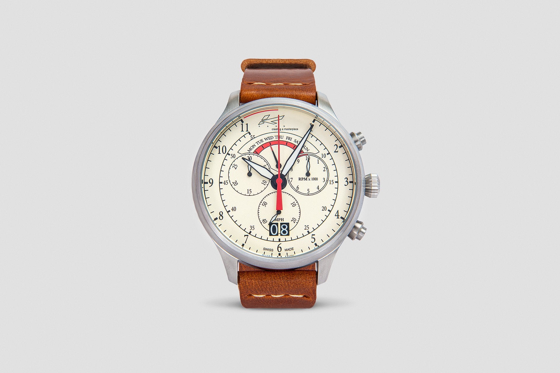 Full View Of The Driver's Chronograph Everyday Watch