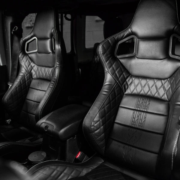 Jeep Wrangler Jk (2007-2018) 2 Door Vegan Leather Gtb Sports Seats by Chelsea Truck Company - Image 1127