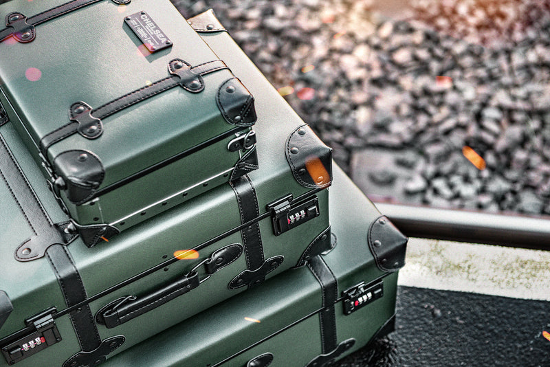Chelsea Truck Company Vintage Inspired Travel Luggage Set - Image 10