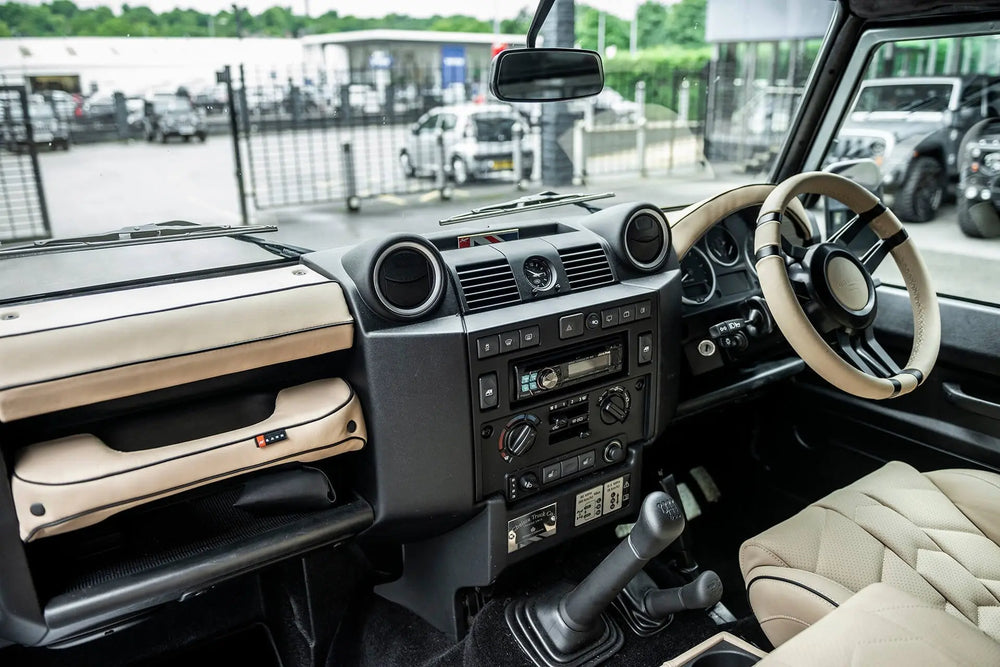 Land Rover Defender 90 (1991-2016) Leather Interior 6 Seat Conversion - Image 3