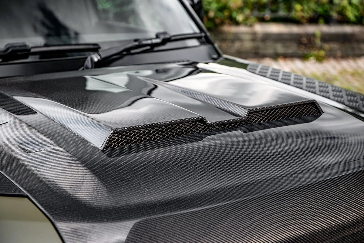 Land Rover Defender (2020-Present) Exposed Carbon Vented Bonnet ...