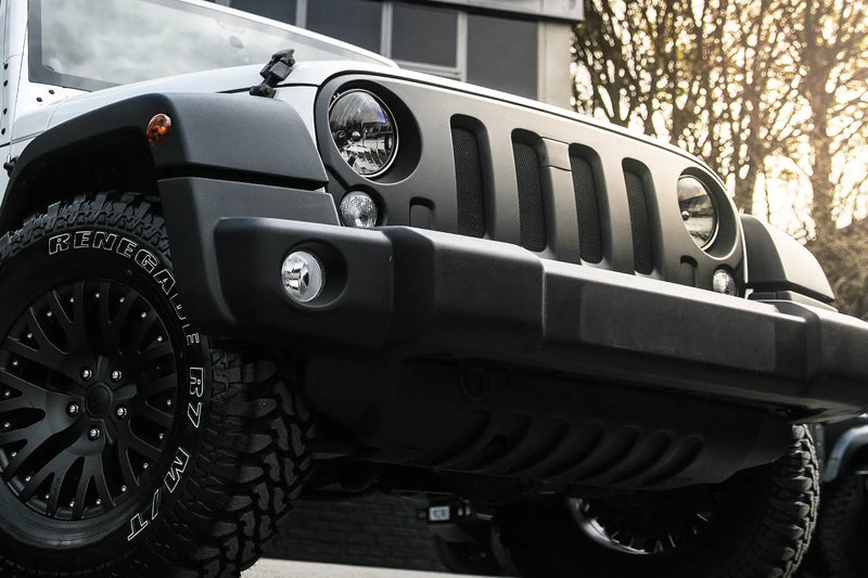 Jeep Wrangler JK (2007-2018) 4 Slot Front Grille with Aluminium Mesh - Image 3