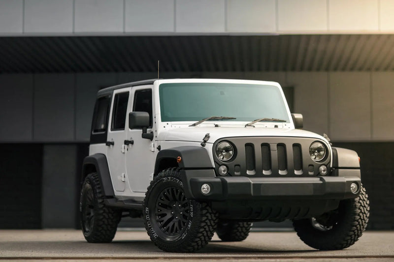 Jeep Wrangler JK (2007-2018) 4 Slot Front Grille with Aluminium Mesh - Image 4