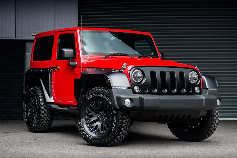 Jeep Wrangler JK (2007-2018) 4 Slot Front Grille with Aluminium Mesh - Image 5