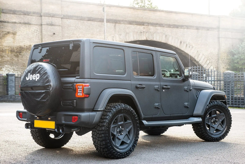 Jeep Wrangler JL (2018-PRESENT) Quad Crosshair Exhaust System - Image 3