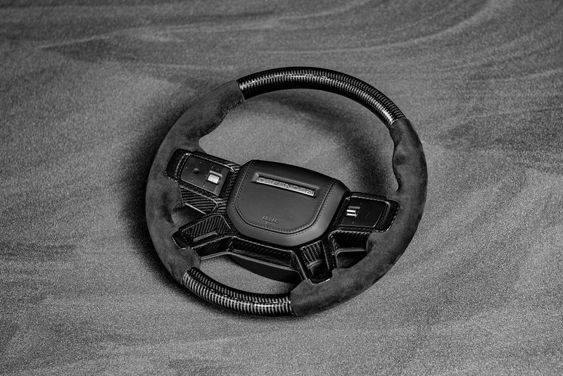 LAND ROVER DEFENDER (2020-PRESENT) FULL CARBON STEERING WHEEL - Image 3