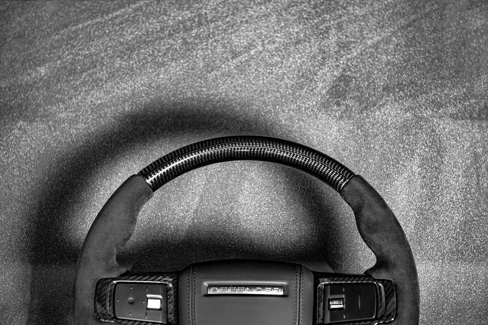 LAND ROVER DEFENDER (2020-PRESENT) FULL CARBON STEERING WHEEL - Image 7