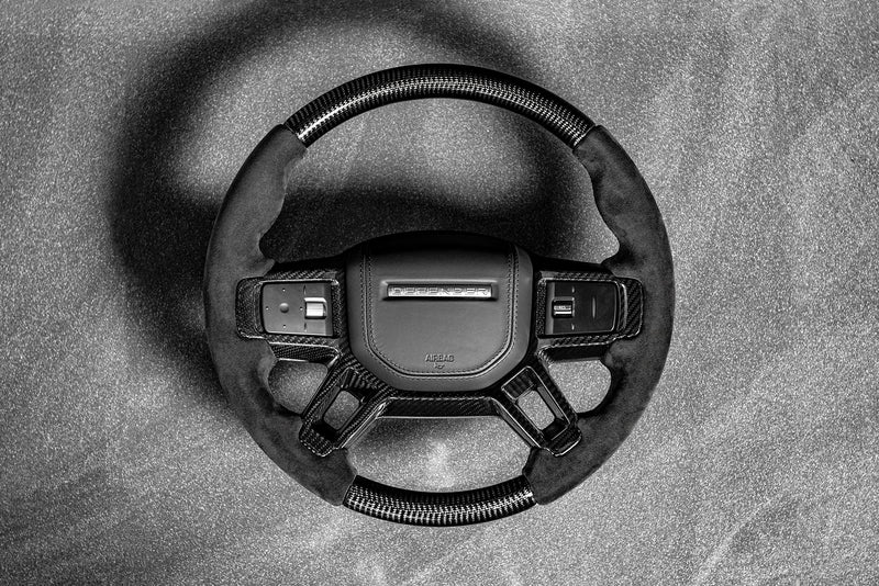 LAND ROVER DEFENDER (2020-PRESENT) FULL CARBON STEERING WHEEL - Image 1