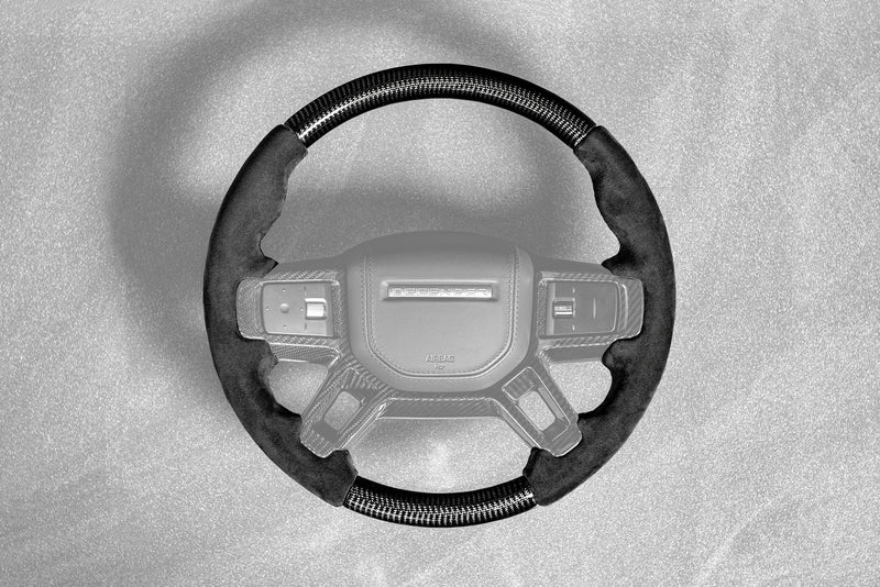 LAND ROVER DEFENDER (2020-PRESENT) FULL CARBON STEERING WHEEL - Image 2