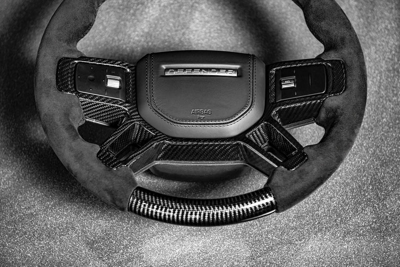 LAND ROVER DEFENDER (2020-PRESENT) FULL CARBON STEERING WHEEL - Image 11