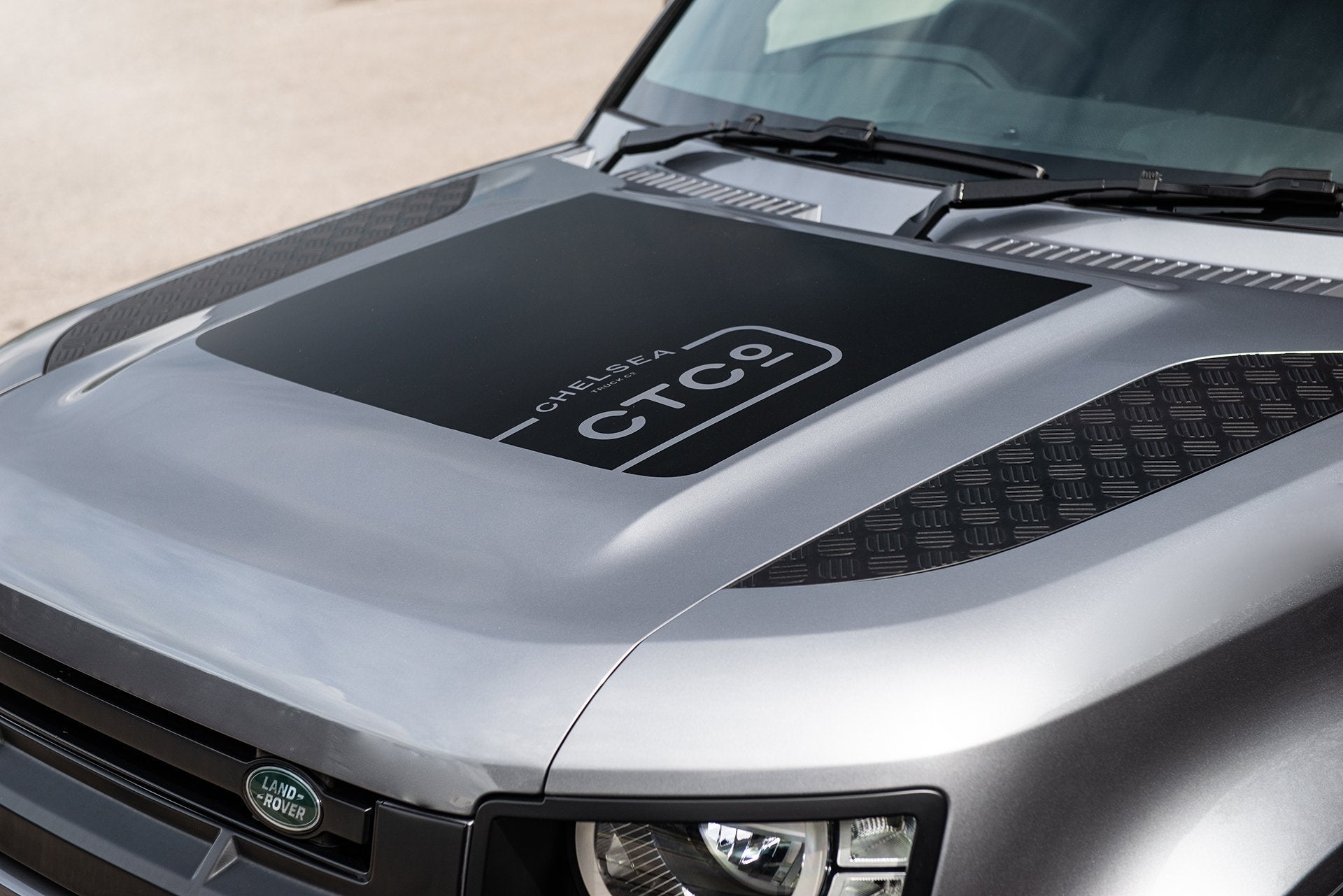 Closer View Of The CTC designed Bonnet Decal On Sale