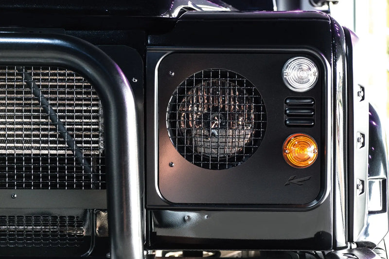 LAND ROVER DEFENDER (1991-2016) HEADLIGHT COVERS WITH MESH - Image 3